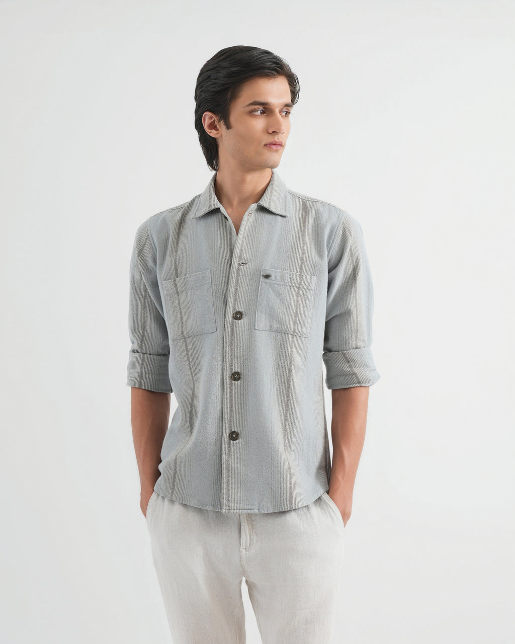 Blue Striped Shirt
