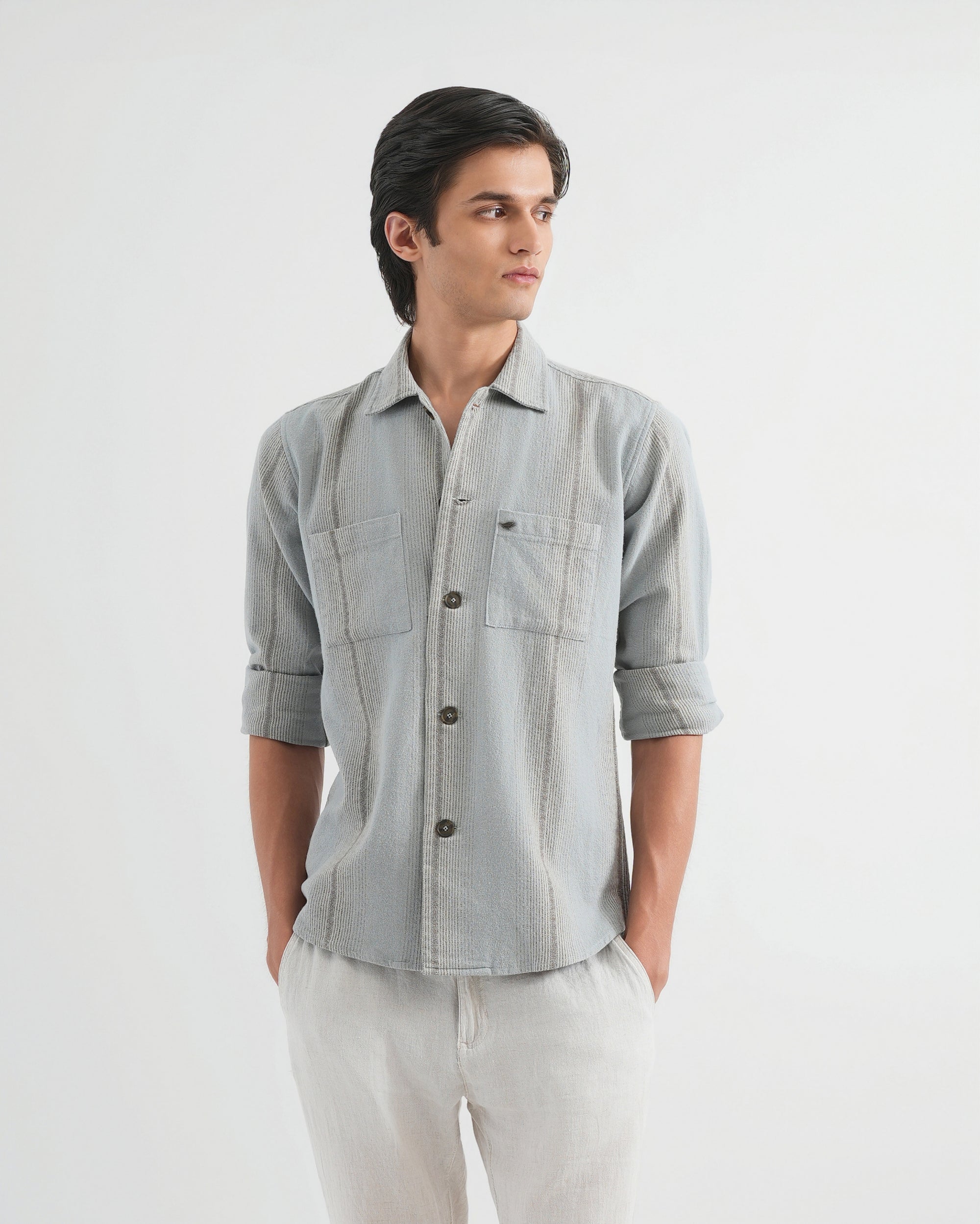 Blue Striped Shirt