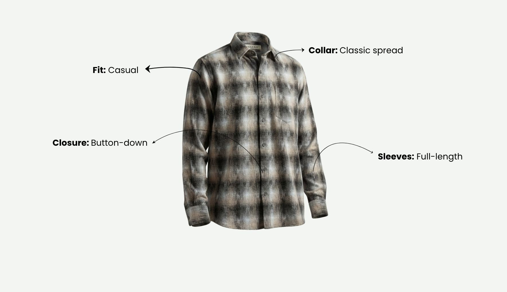 Earth Brown Shadow Check Shirt