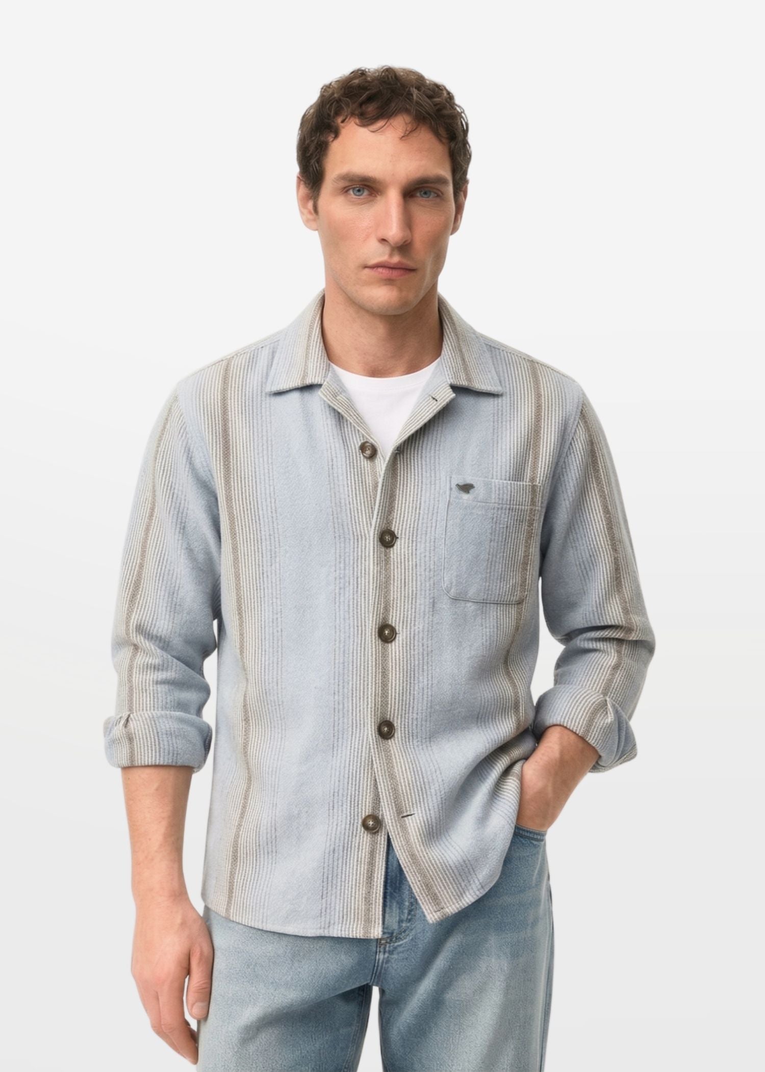 Blue Striped Shirt