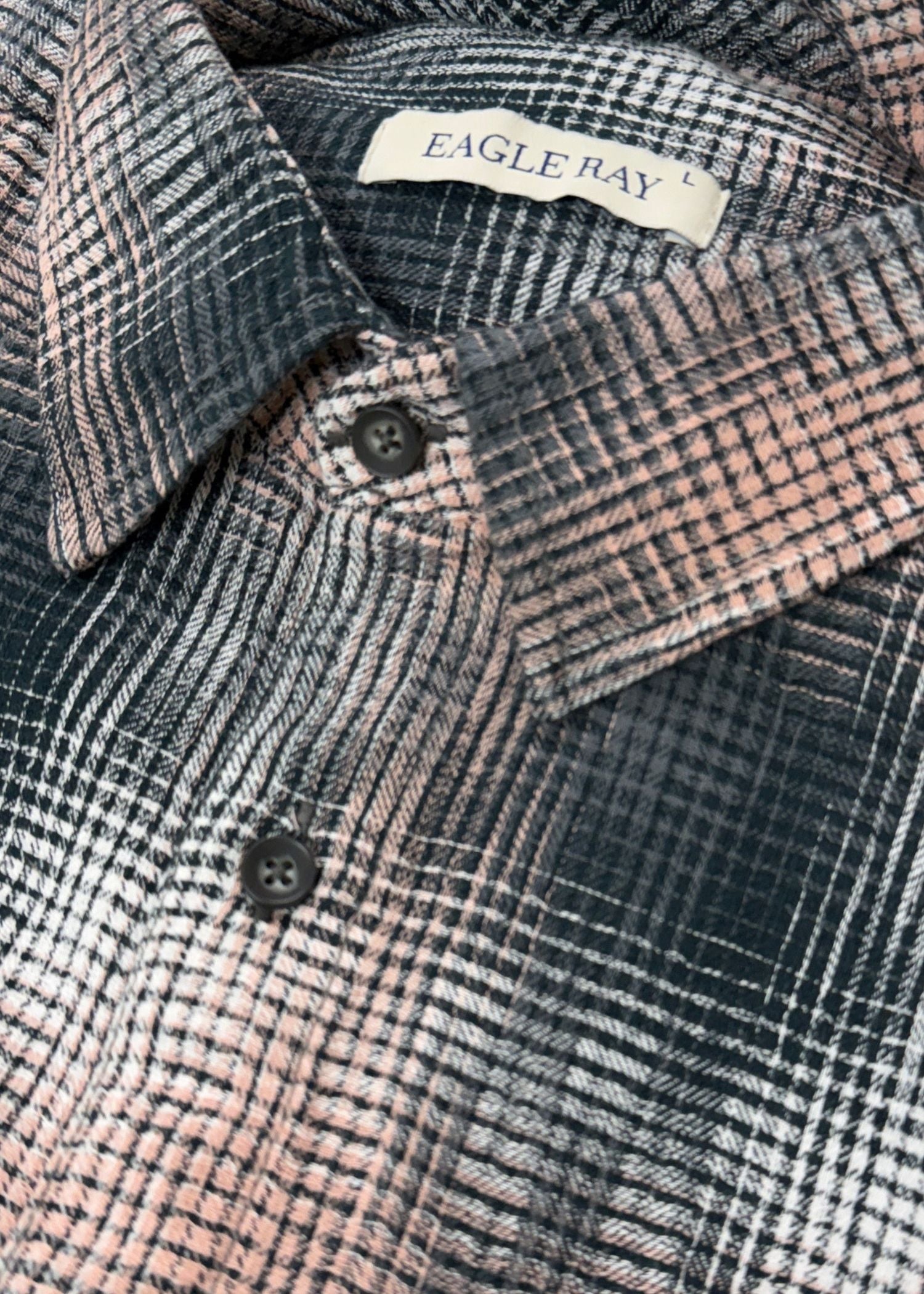 Dusty Rose Shadow Check Shirt