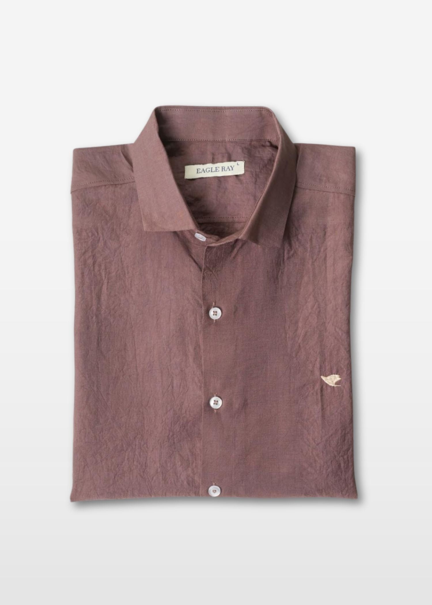 Rose Taupe Crushed Cotton Shirt