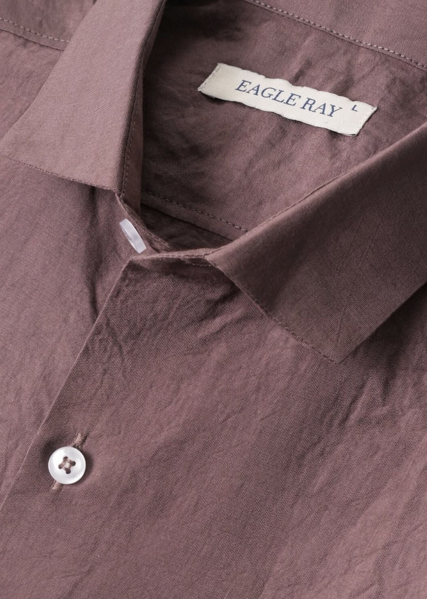 Rose Taupe Crushed Cotton Shirt