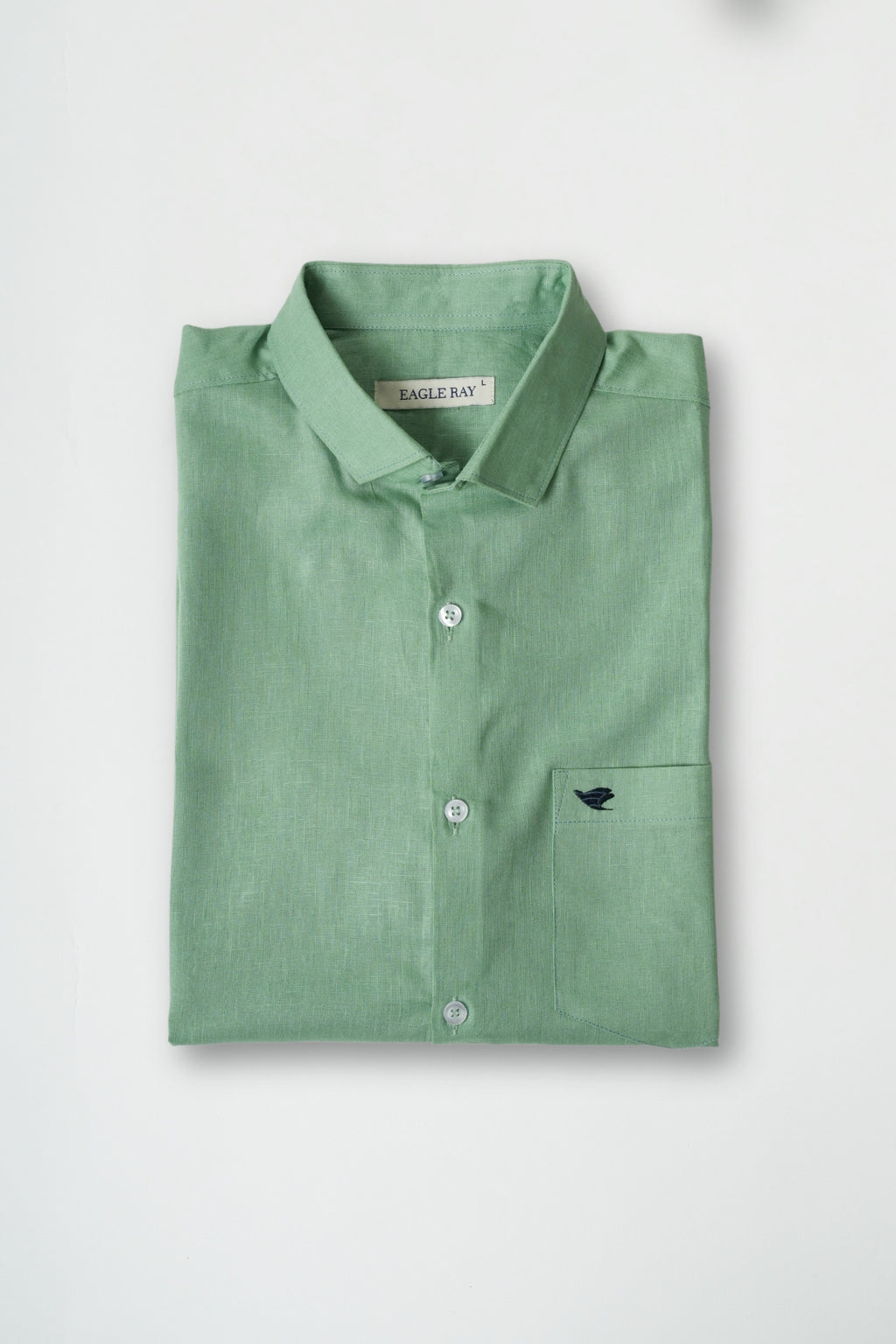 Cactus Green Lyocell Linen Shirt