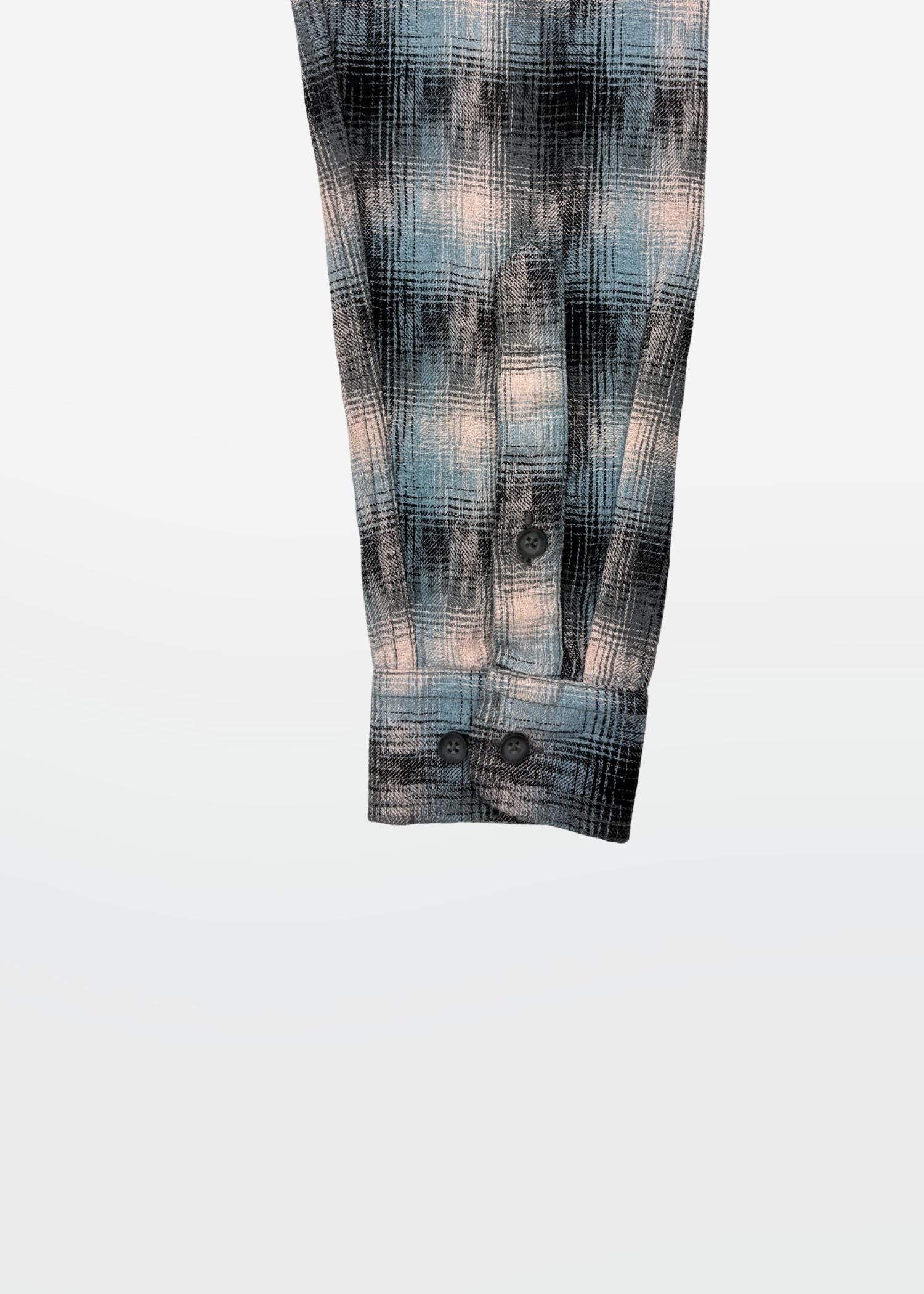 Slate Blue Shadow Check Shirt