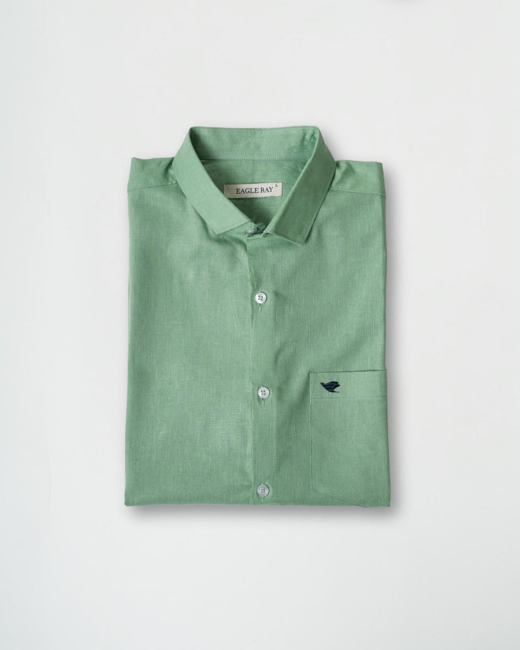 Cactus Green Lyocell Linen Shirt