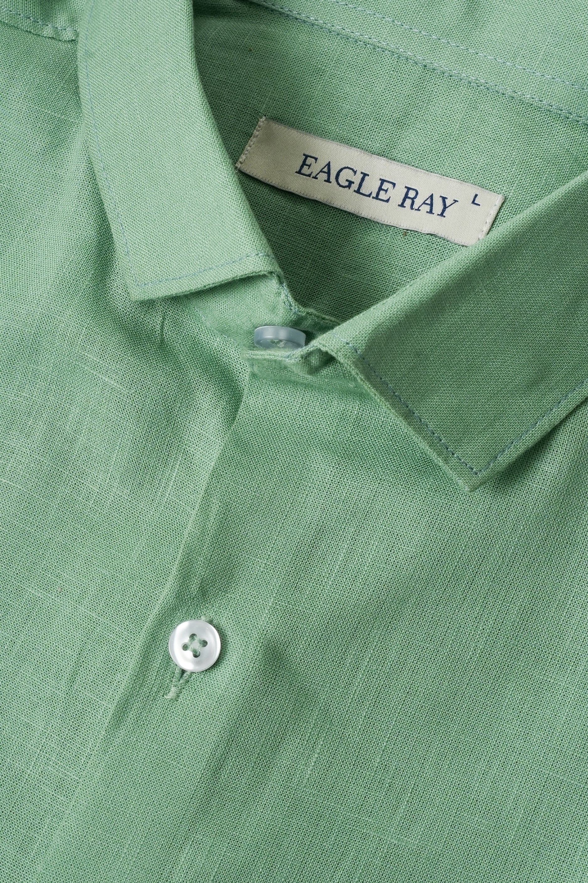Cactus Green Lyocell Linen Shirt