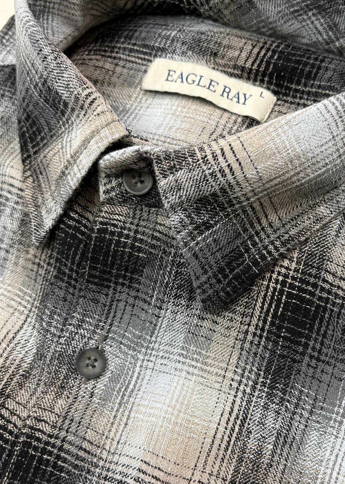 Earth Brown Shadow Check Shirt