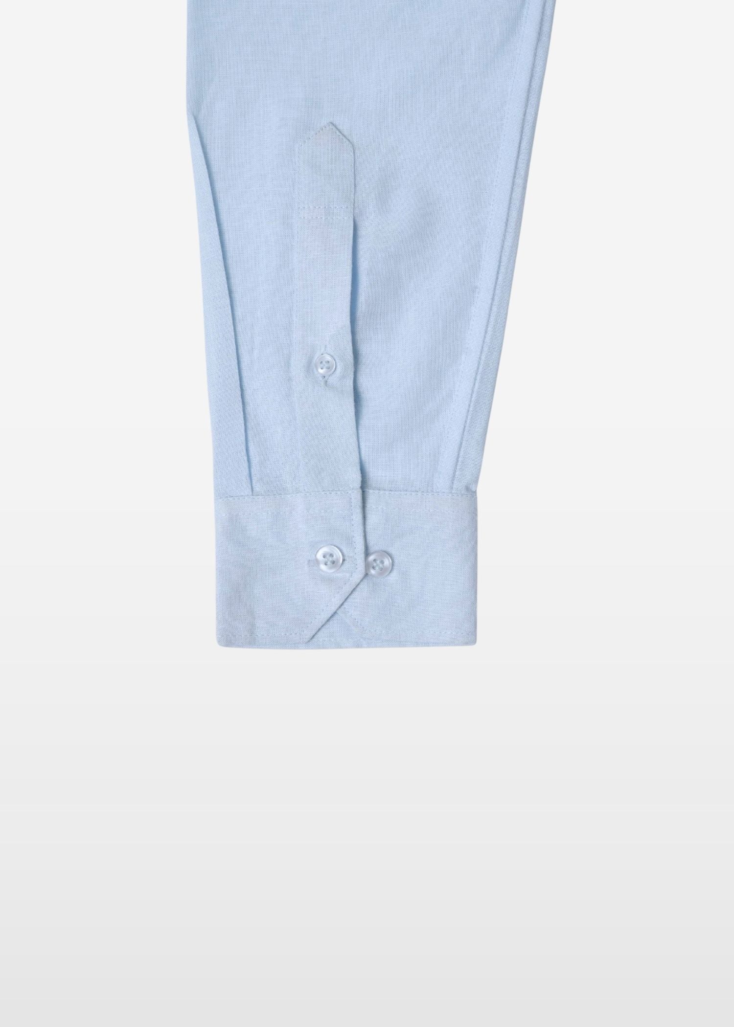 Pale Aqua Lyocell Linen Shirt