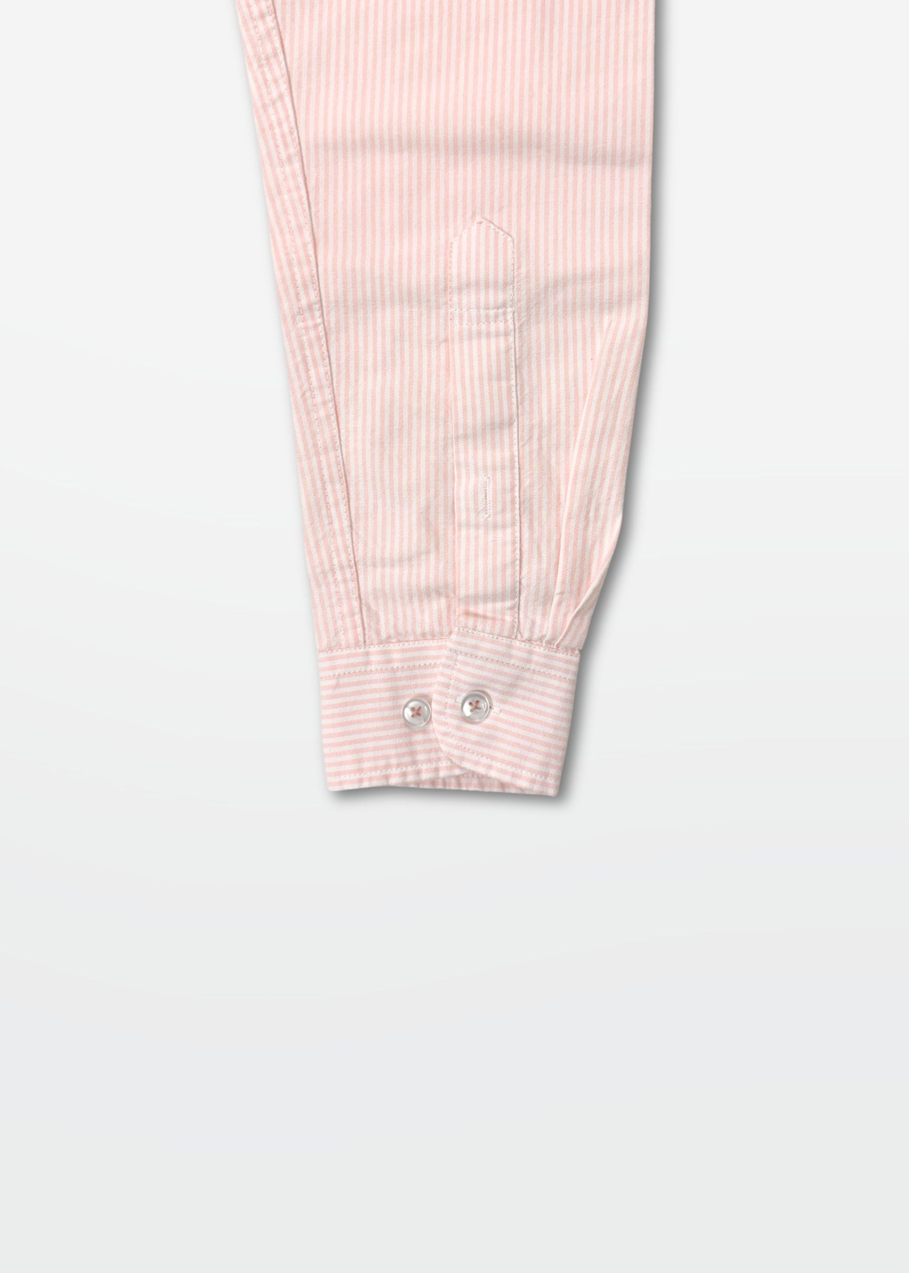 Relaxed Fit Blush Pink Pinstripe Shirt