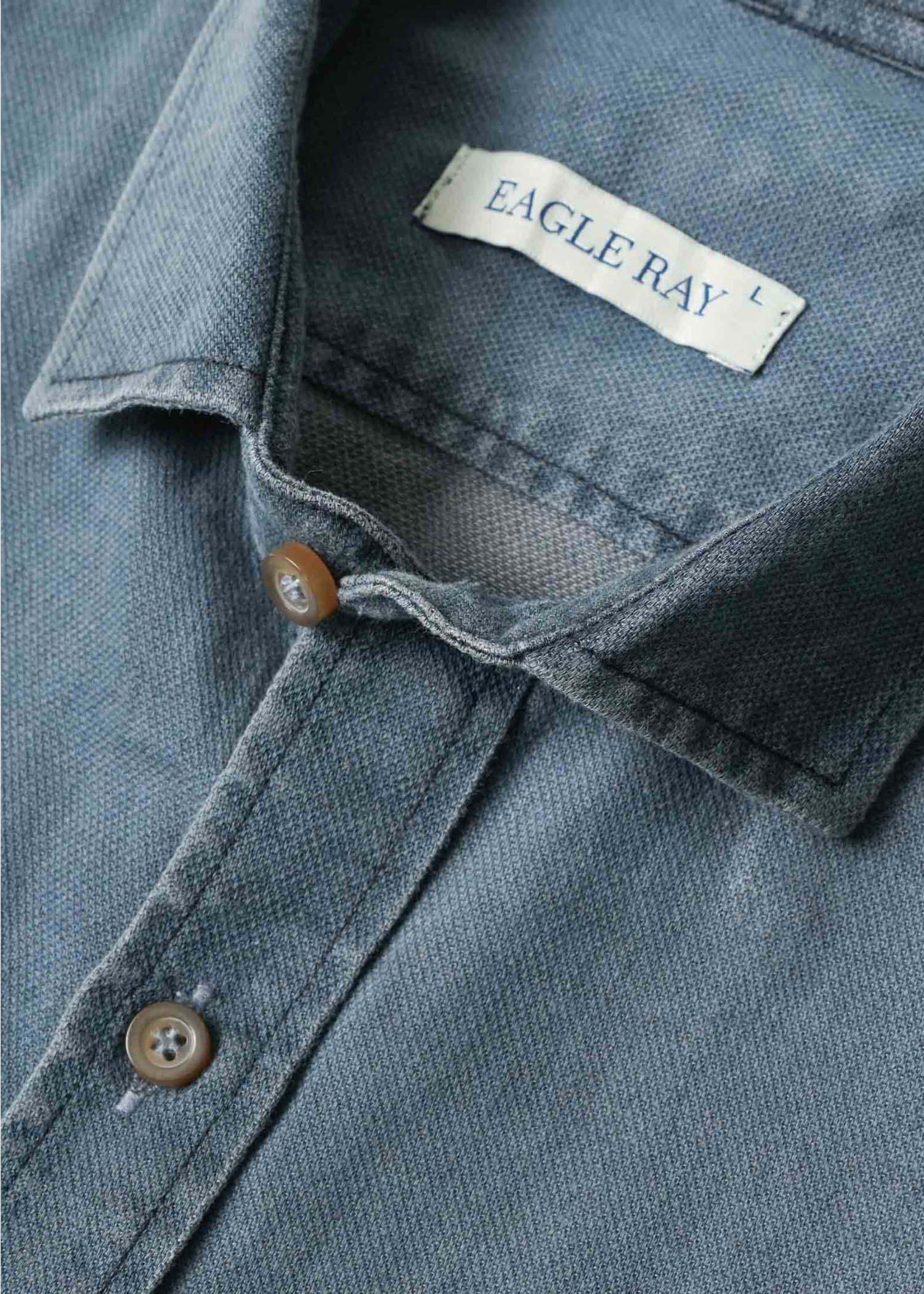 Comet Blue Dobby Indigo Shirt