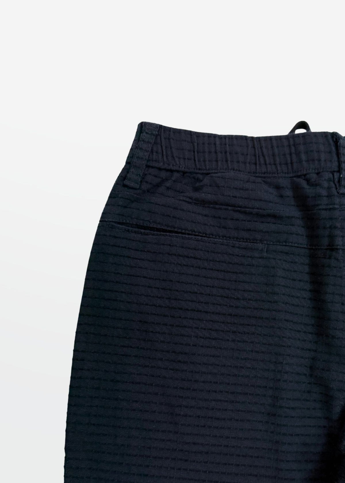 Escurvy Navy Woven Drawstring Pant