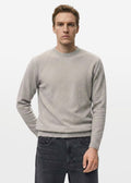 Abyss Pullover in Grey — Men's Slim Fit Knit Pullover | Eagle Ray