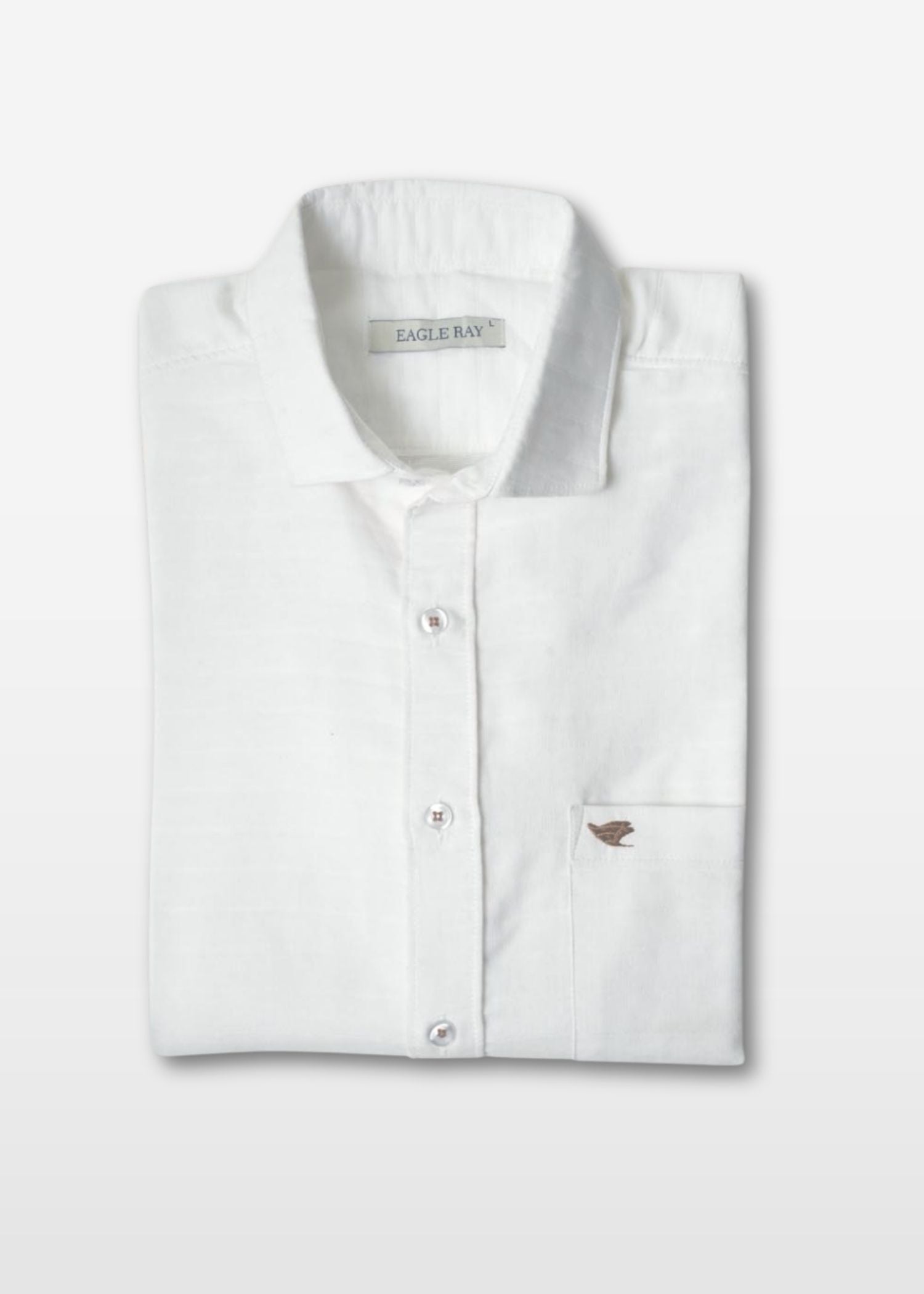 White Structured Cotton Shirt