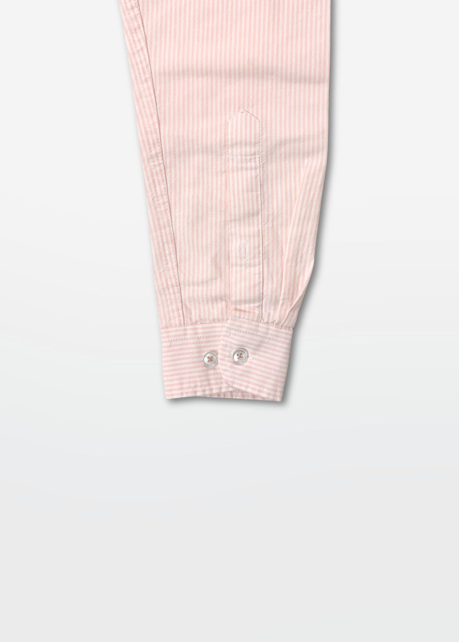 Blush Pink Pinstripe Oxford Shirt