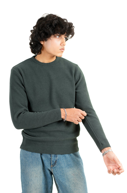 Abyss Pullover in Dark Green