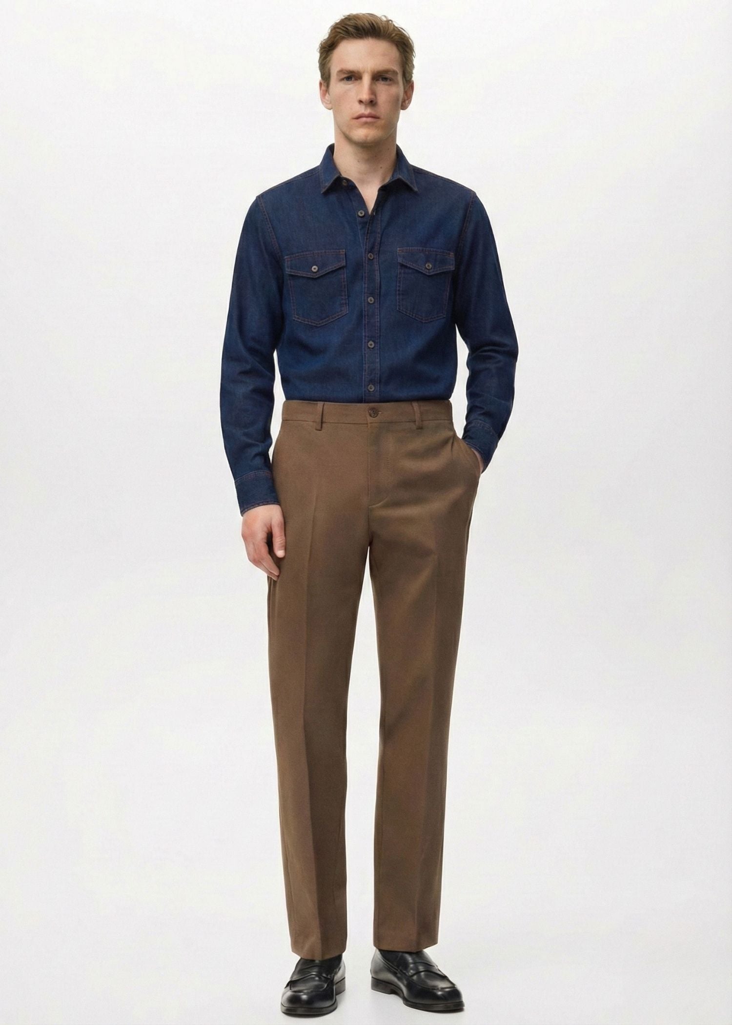 Baltic Blue Indigo Shirt