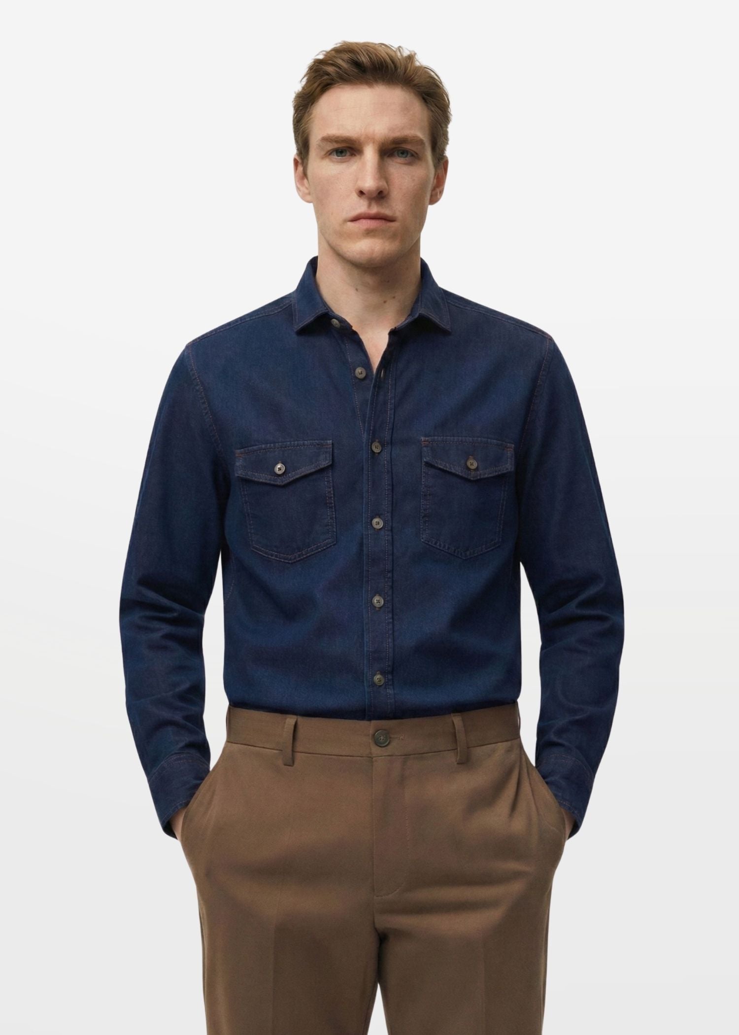 Baltic Blue Indigo Shirt