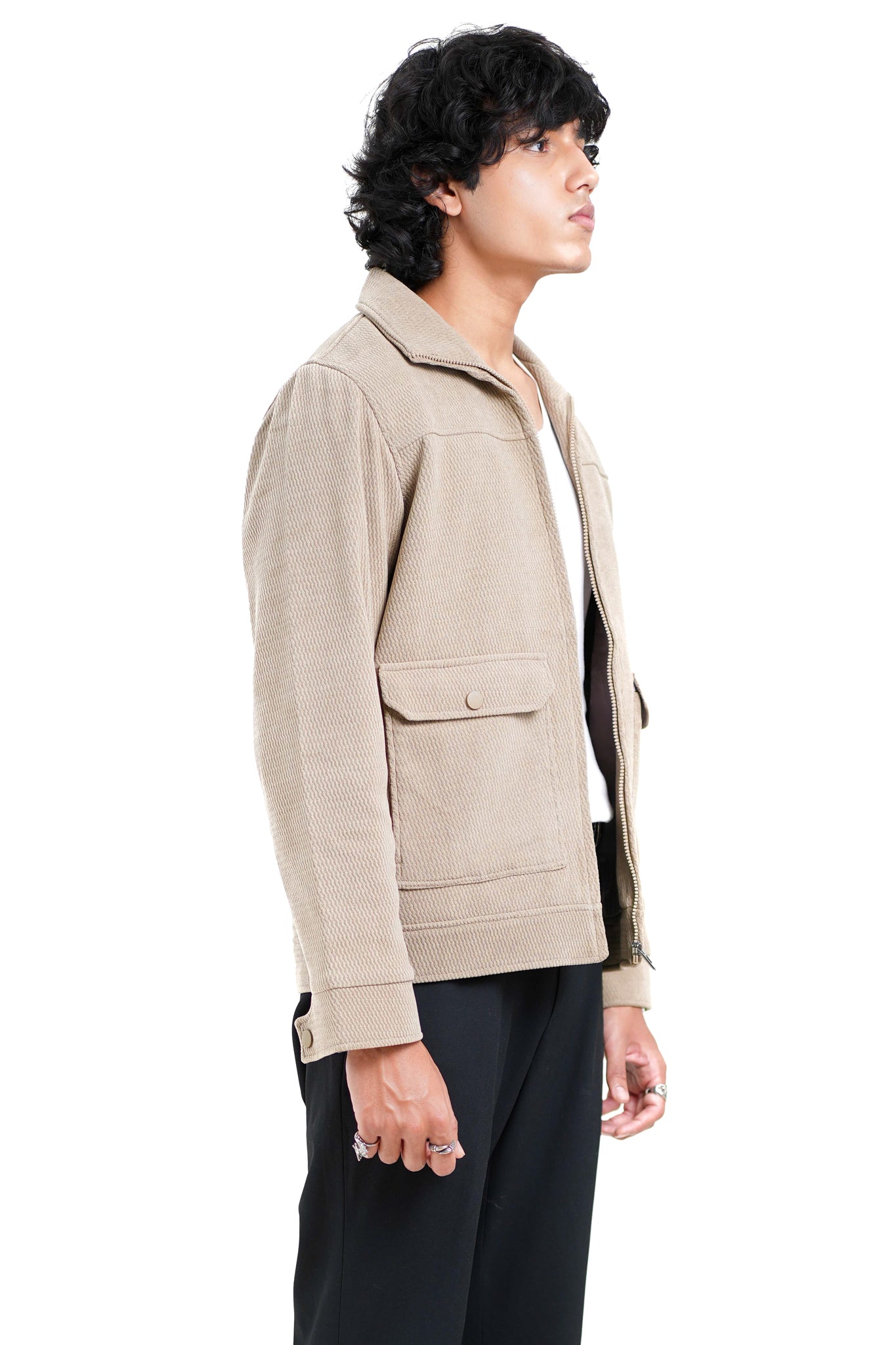 Knit Zipper Shacket