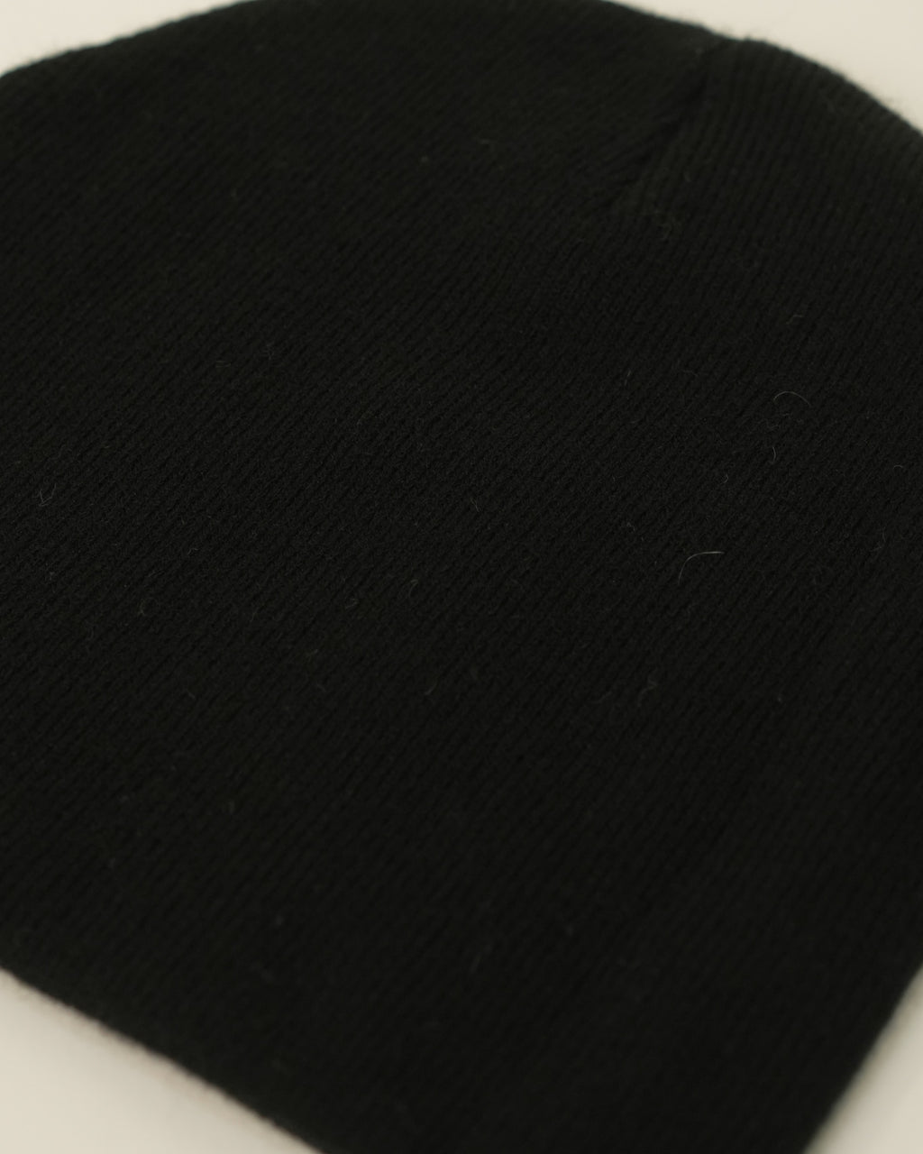 Close-up of a black sock on a light background