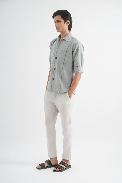 Blue Striped Shirt