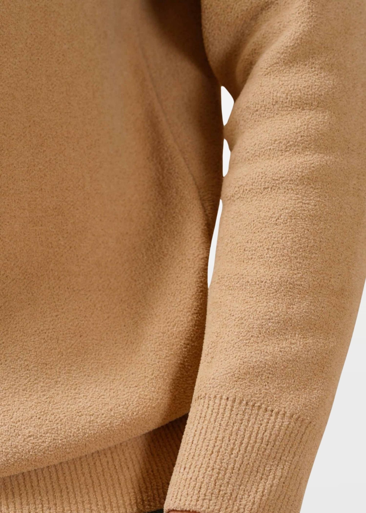 Abyss Pullover in Warm Ivory — Men's Slim Fit Knit Pullover | Eagle Ray