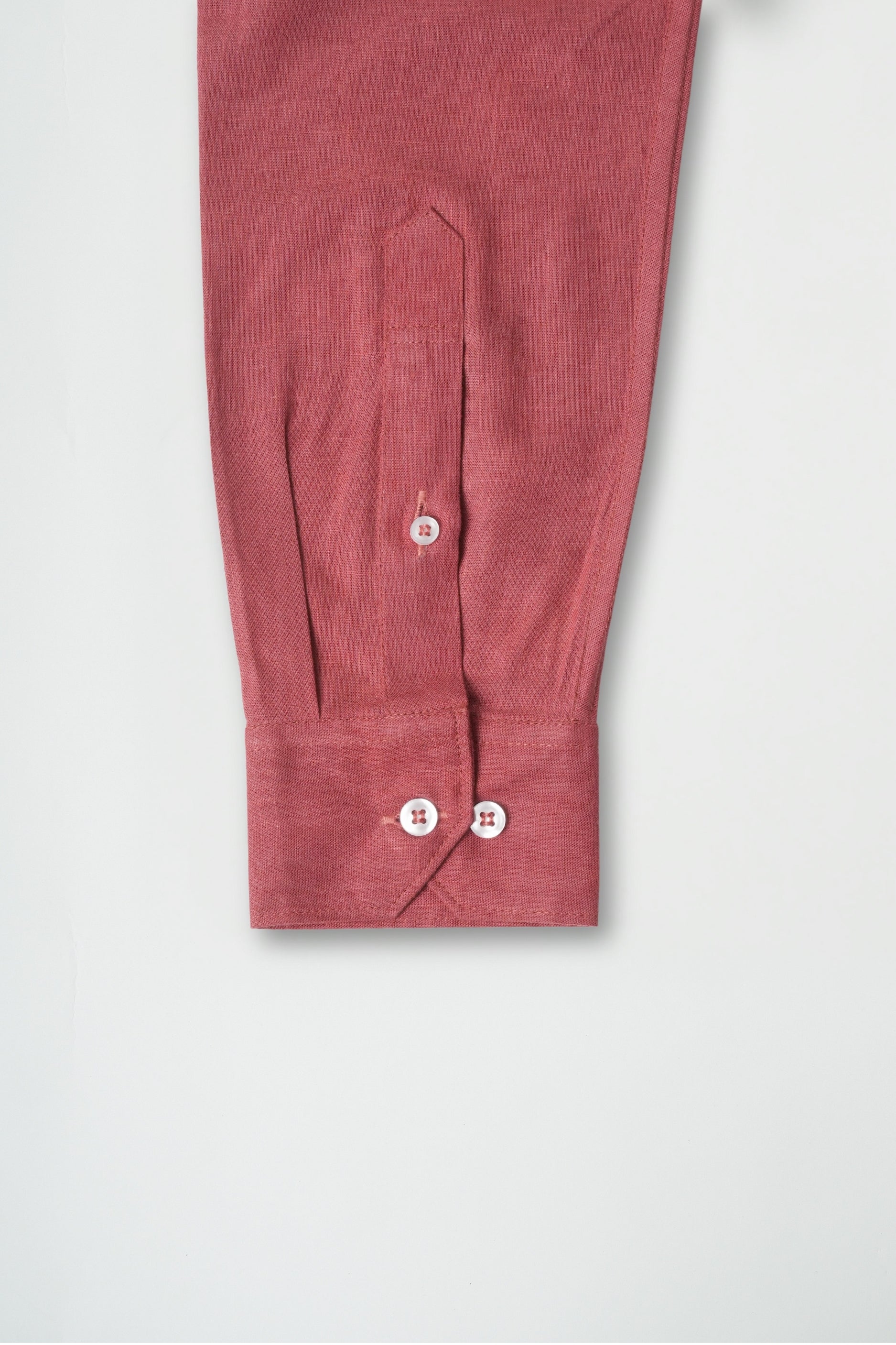 Dark Pink Lyocell Linen Shirt