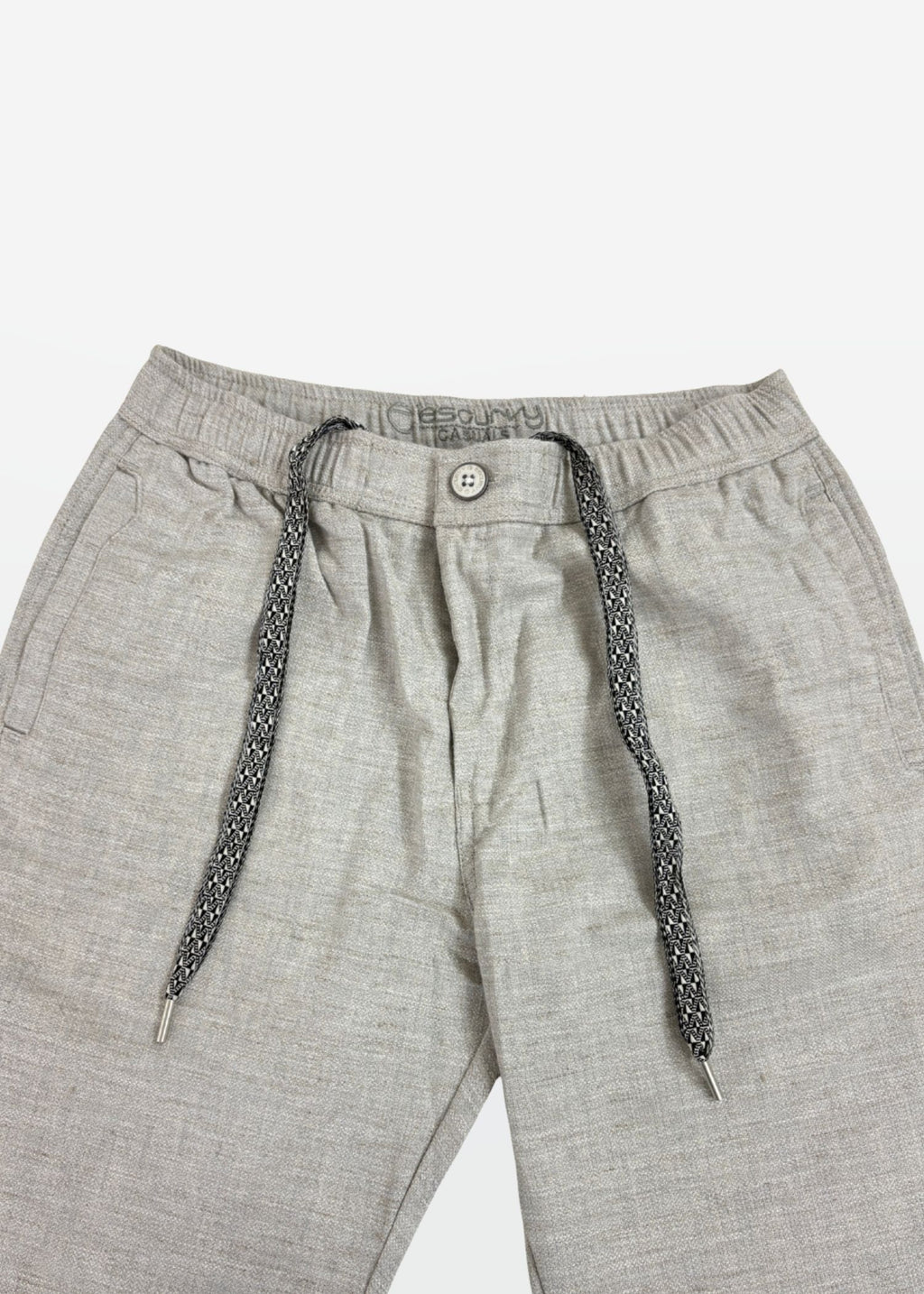 Escurvy Linen Blend Pant in Grey — Men's Casual Pants | Eagle Ray