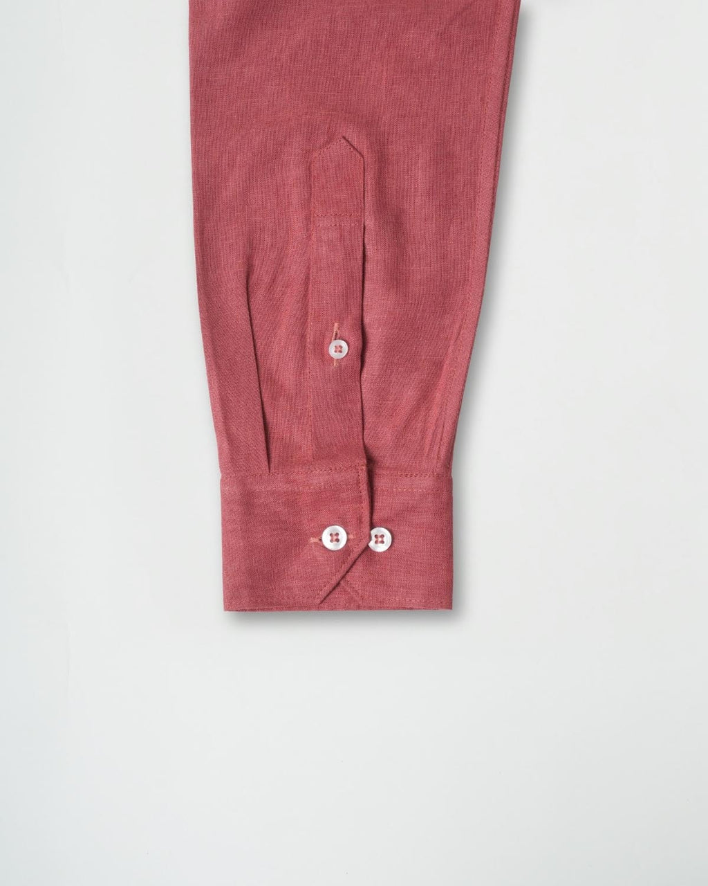 Dark Pink Lyocell Linen Shirt