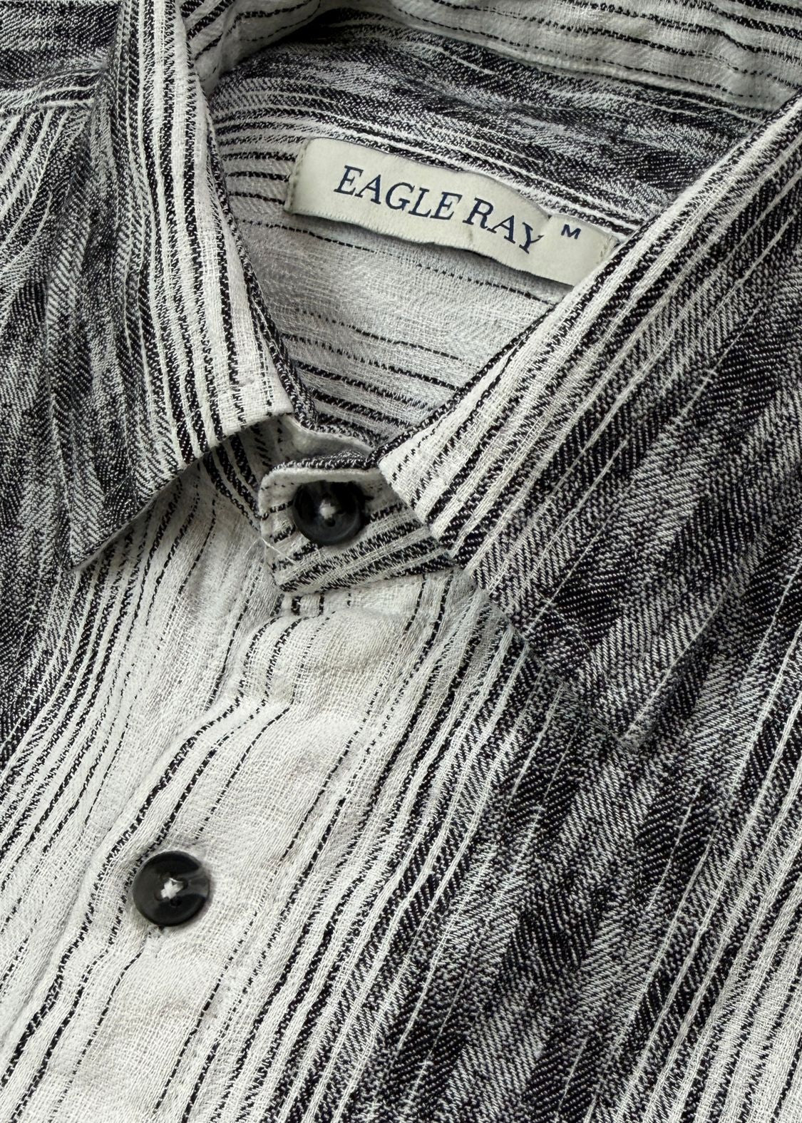 Midnight Ikat Stripe Shirt