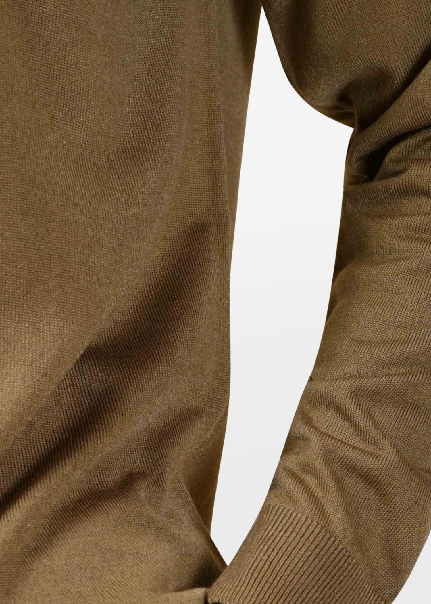 Luxe Polo in Dark Camel