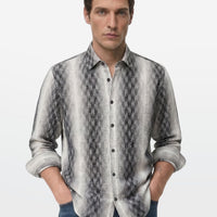 Midnight Ikat Stripe Shirt