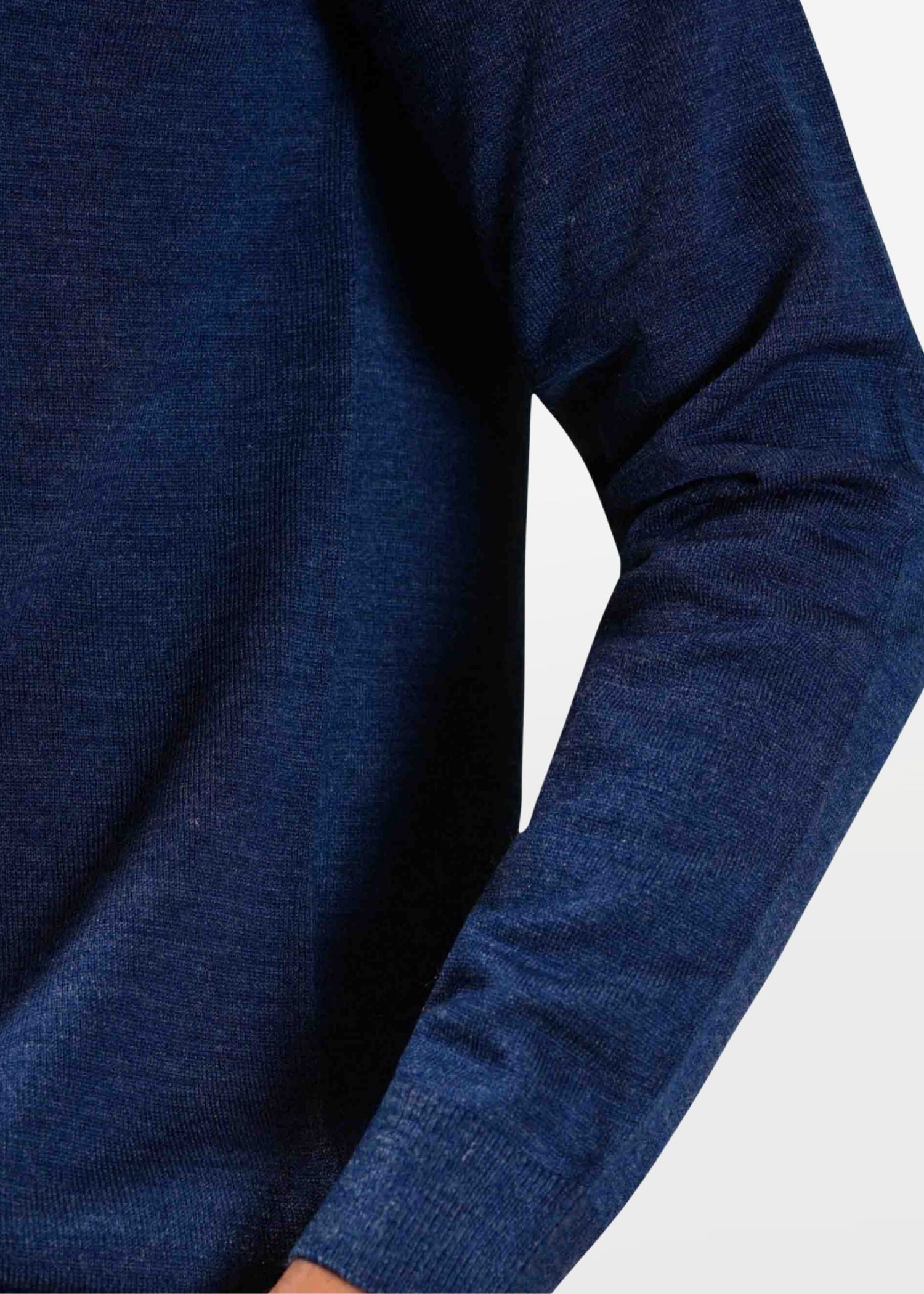 Luxe Polo In Mid Blue