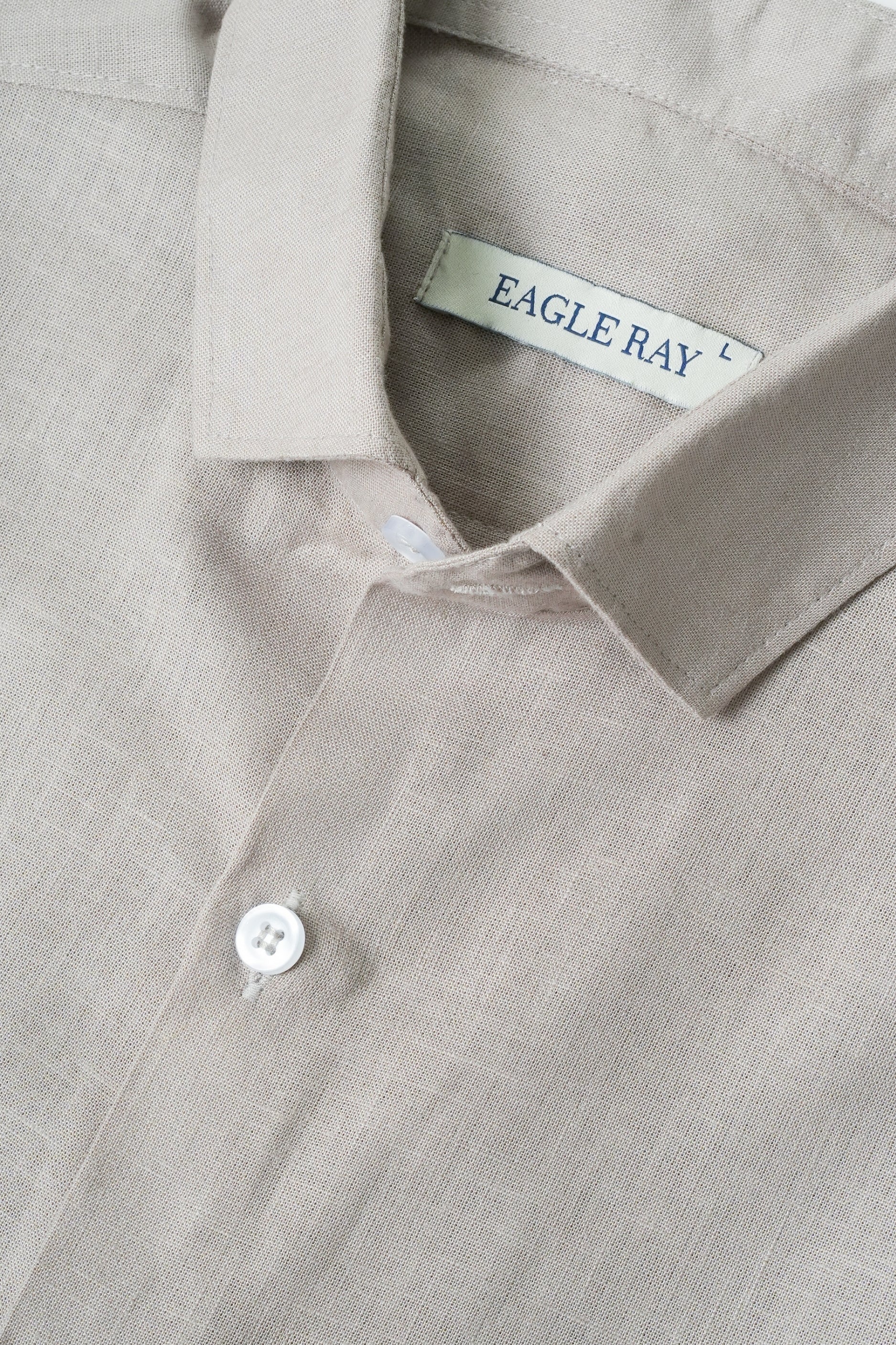 Pastel Grey Lyocell Linen Shirt