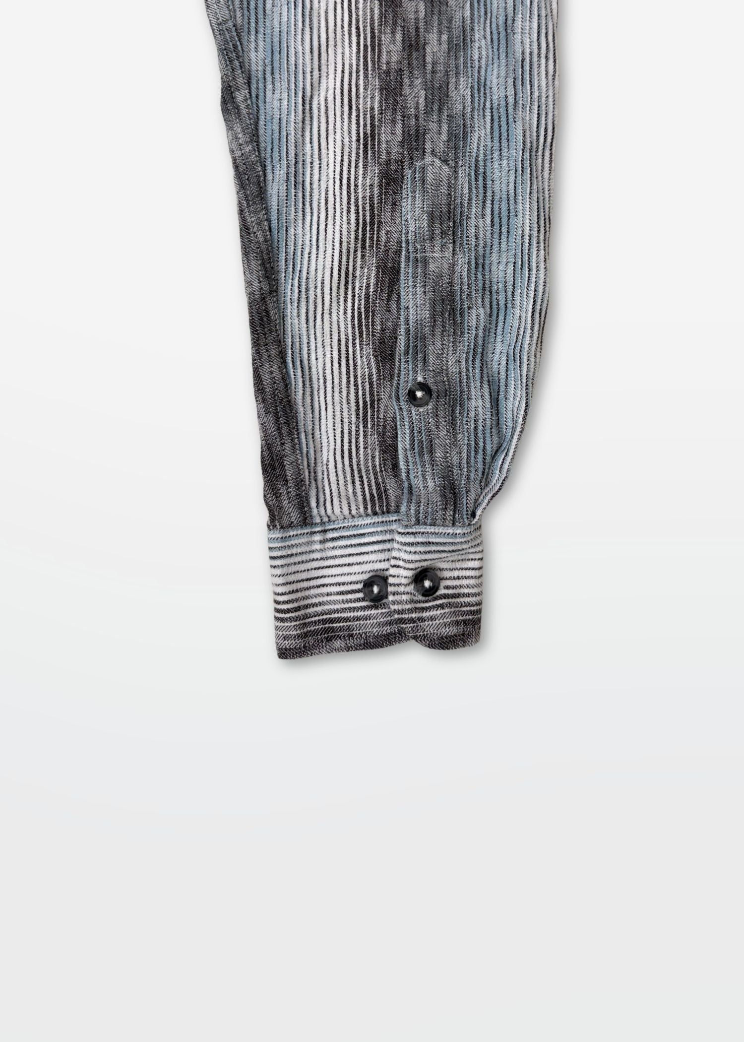 Steel Mist Ikat Stripe Shirt