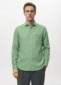 Cactus Green Lyocell Linen Shirt