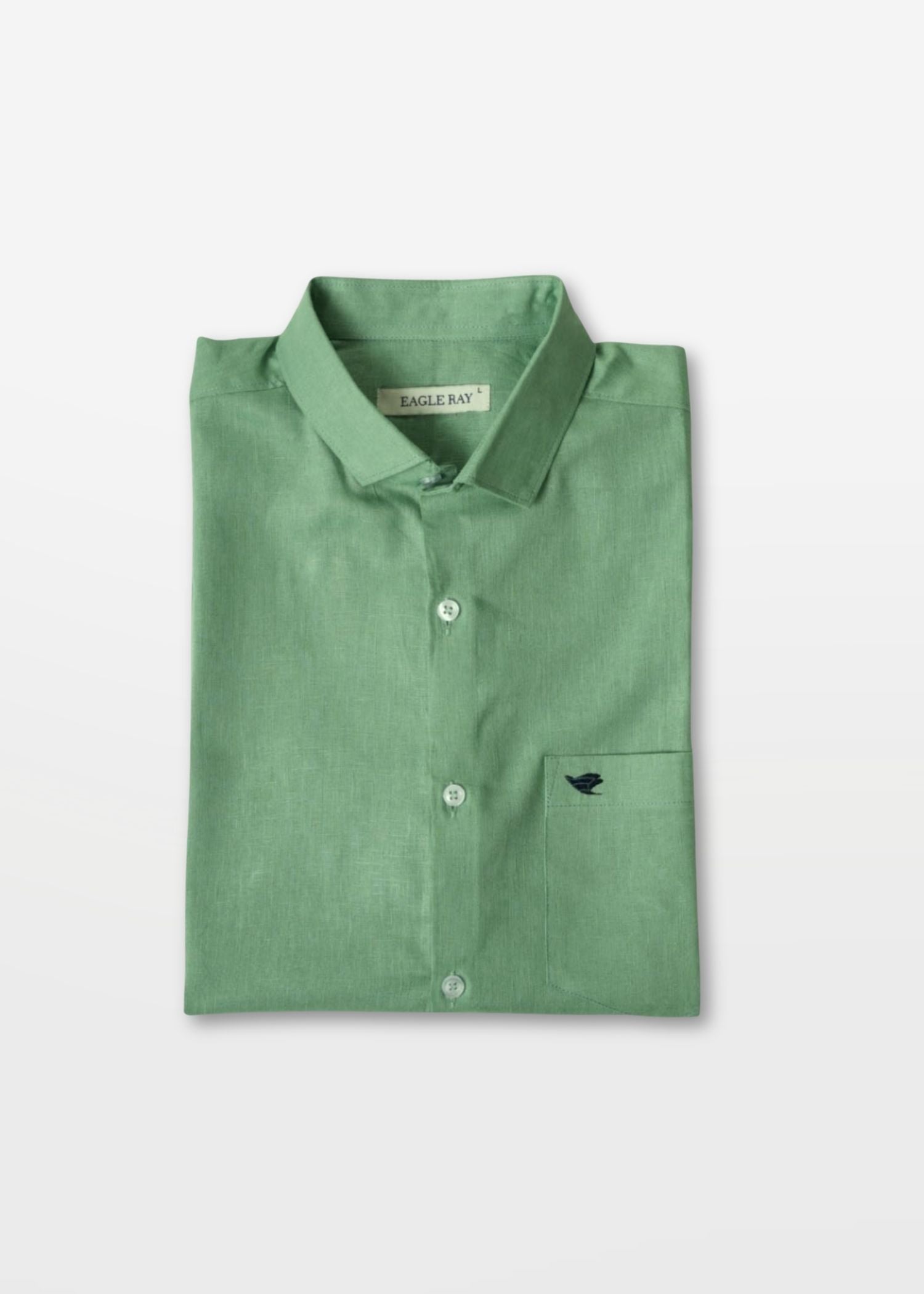 Cactus Green Lyocell Linen Shirt