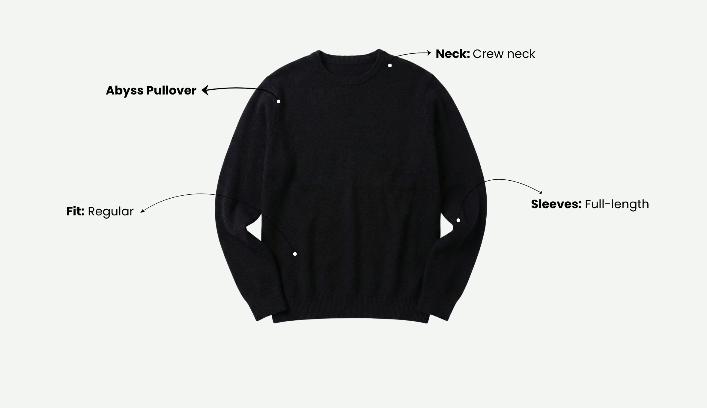 Abyss Pullover in Black