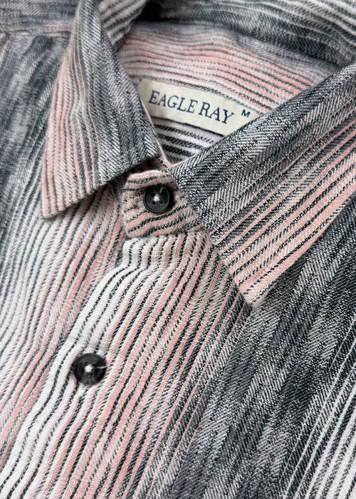 Blush Ash Ikat Stripe Shirt