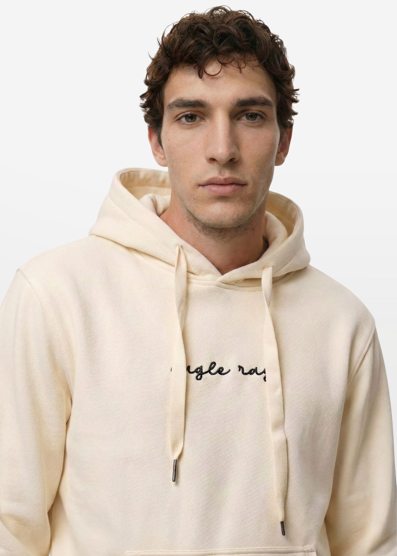 The Ray Hoodie in Off White