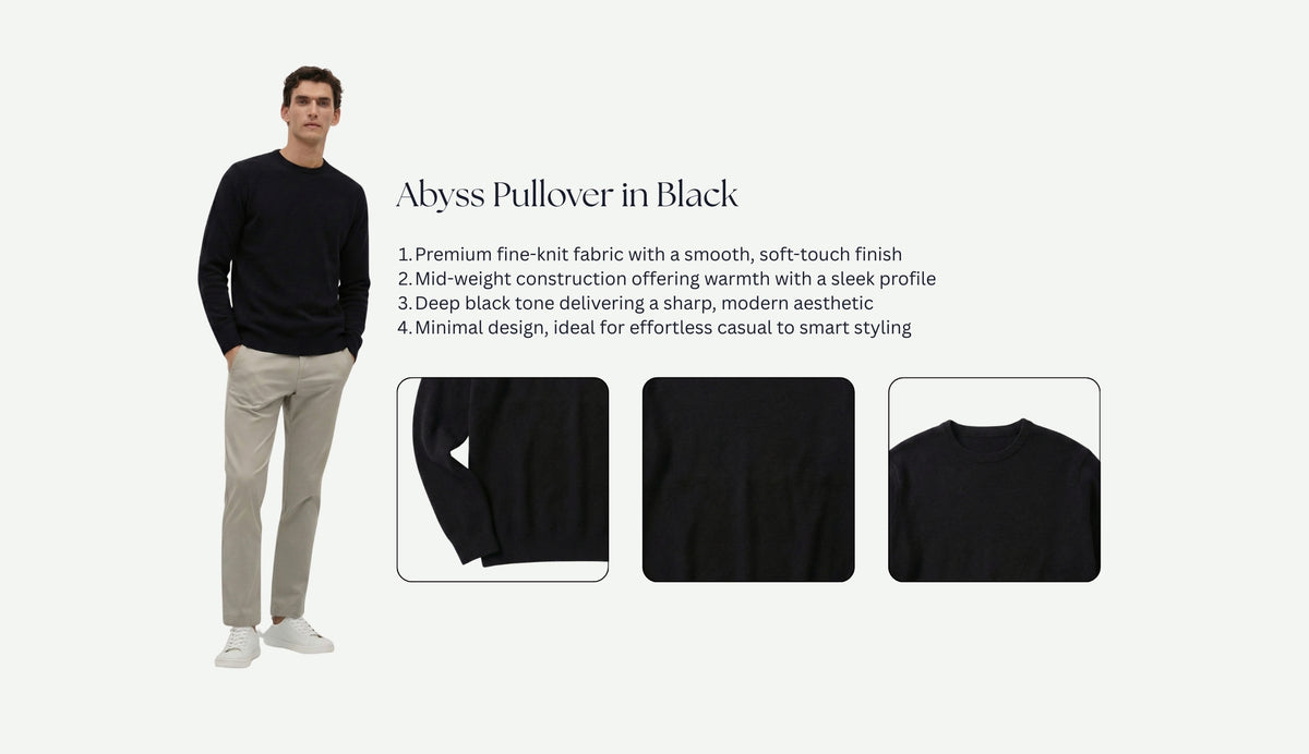 Abyss Pullover in Black