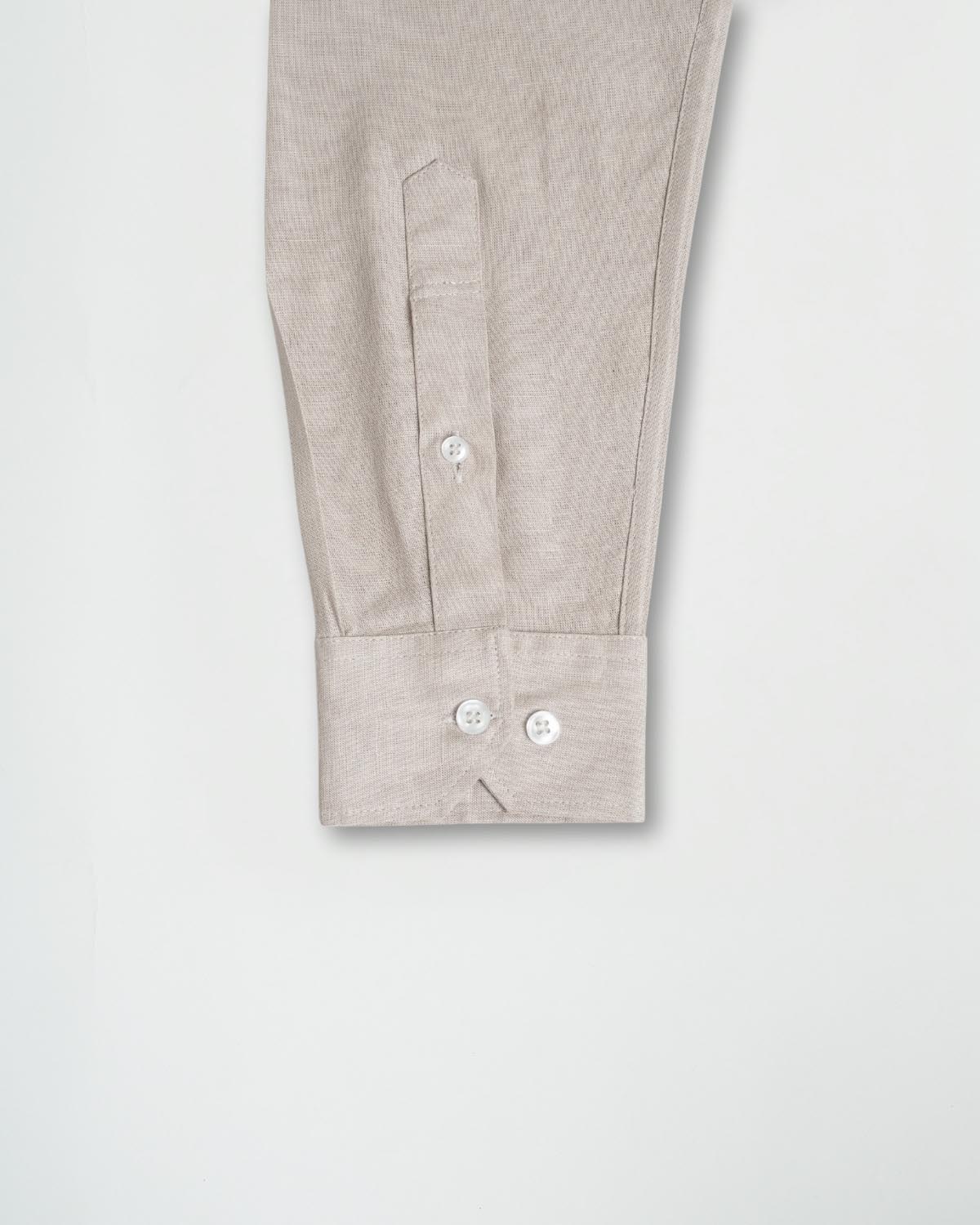 Pastel Grey Lyocell Linen Shirt