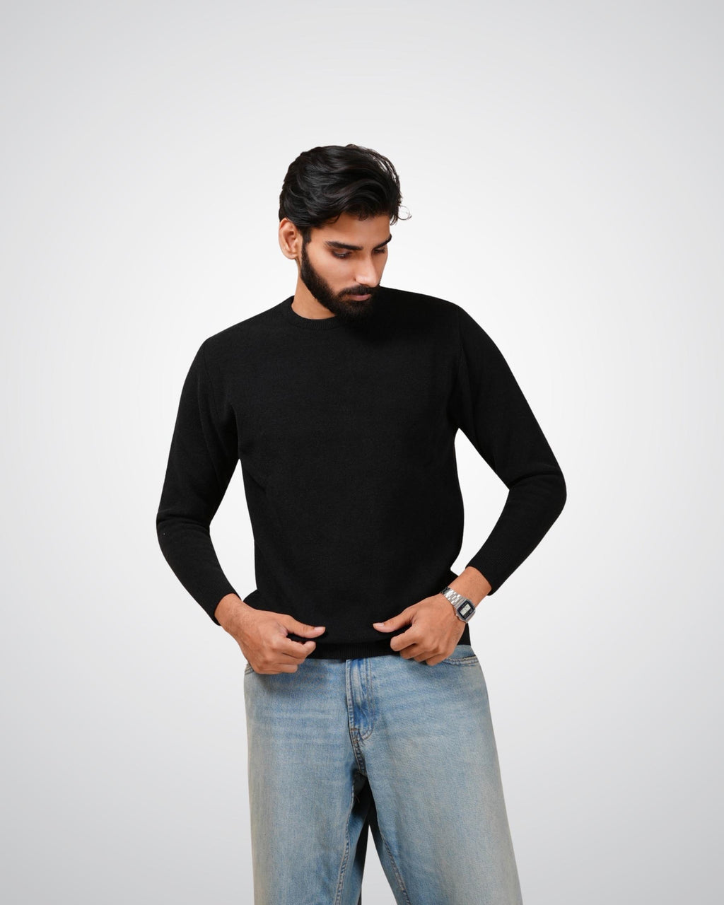 Abyss Pullover in Black