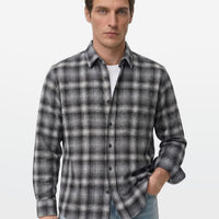 Charcoal Mist Check Shirt