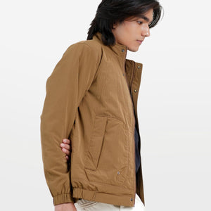 Bomber Jacket in Dark Sand