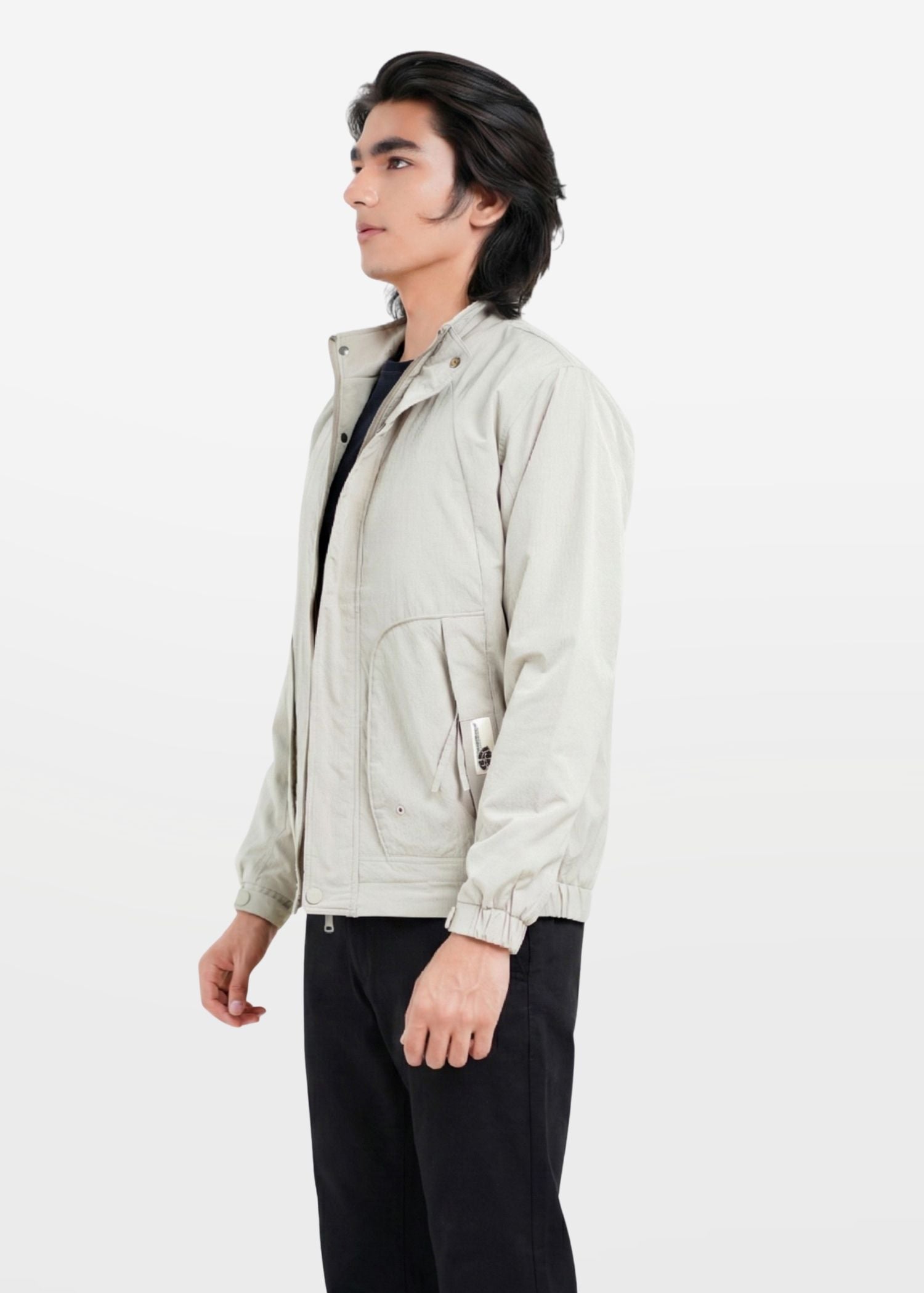 Bomber Jacket in Light Olive