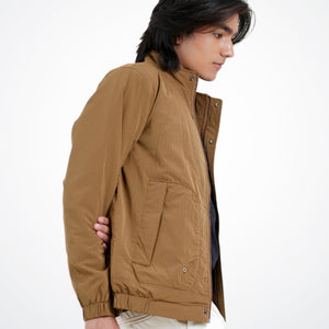 Bomber Jacket in Dark Sand