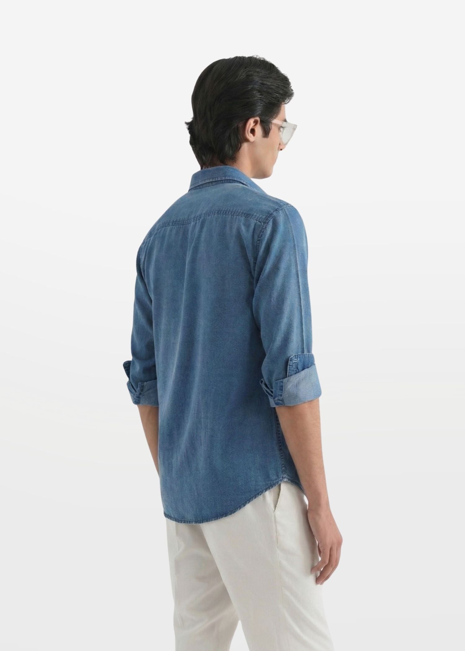 Cadet Blue Tencel Indigo Shirt