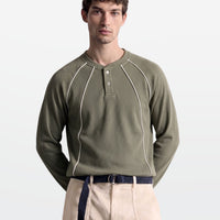 Raglan Pullover in Olive