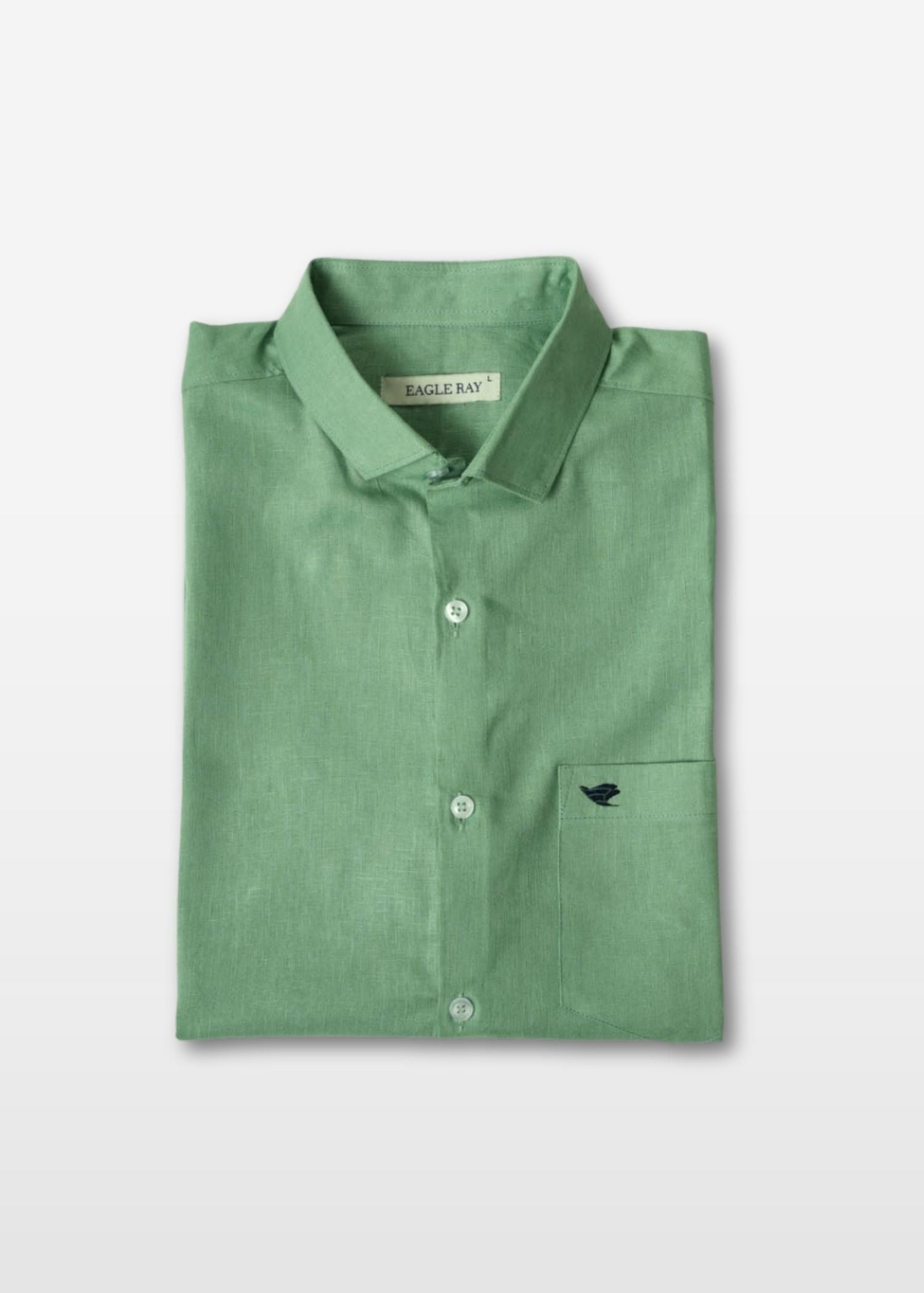 Cactus Green Lyocell Linen Shirt